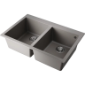 Мойка OMOIKIRI BOSEN 80-2-GR Tetogranit/leningrad grey 4993569